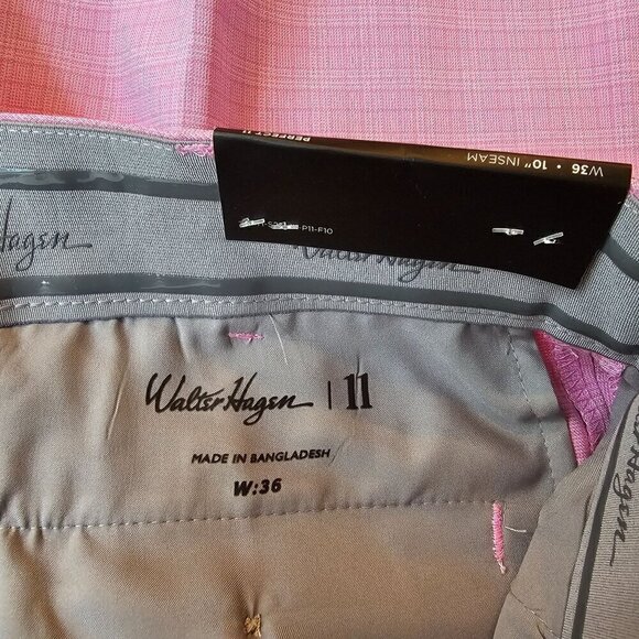 NWT Walter Hagen Men's Perfect 11 Shorts Flat Front Wrinkle Resistant, Size 36 - Picture 5 of 16
